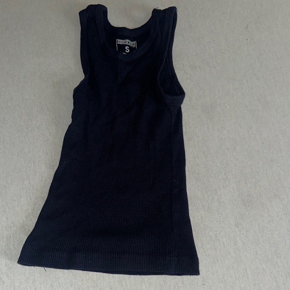 Kids Size Small Blue Andrew Scott Tank Top.